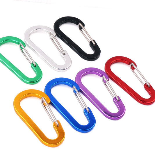 No. 6 gourd-shaped carabiner aluminum alloy keychain backpack outer hook hanging hat hook