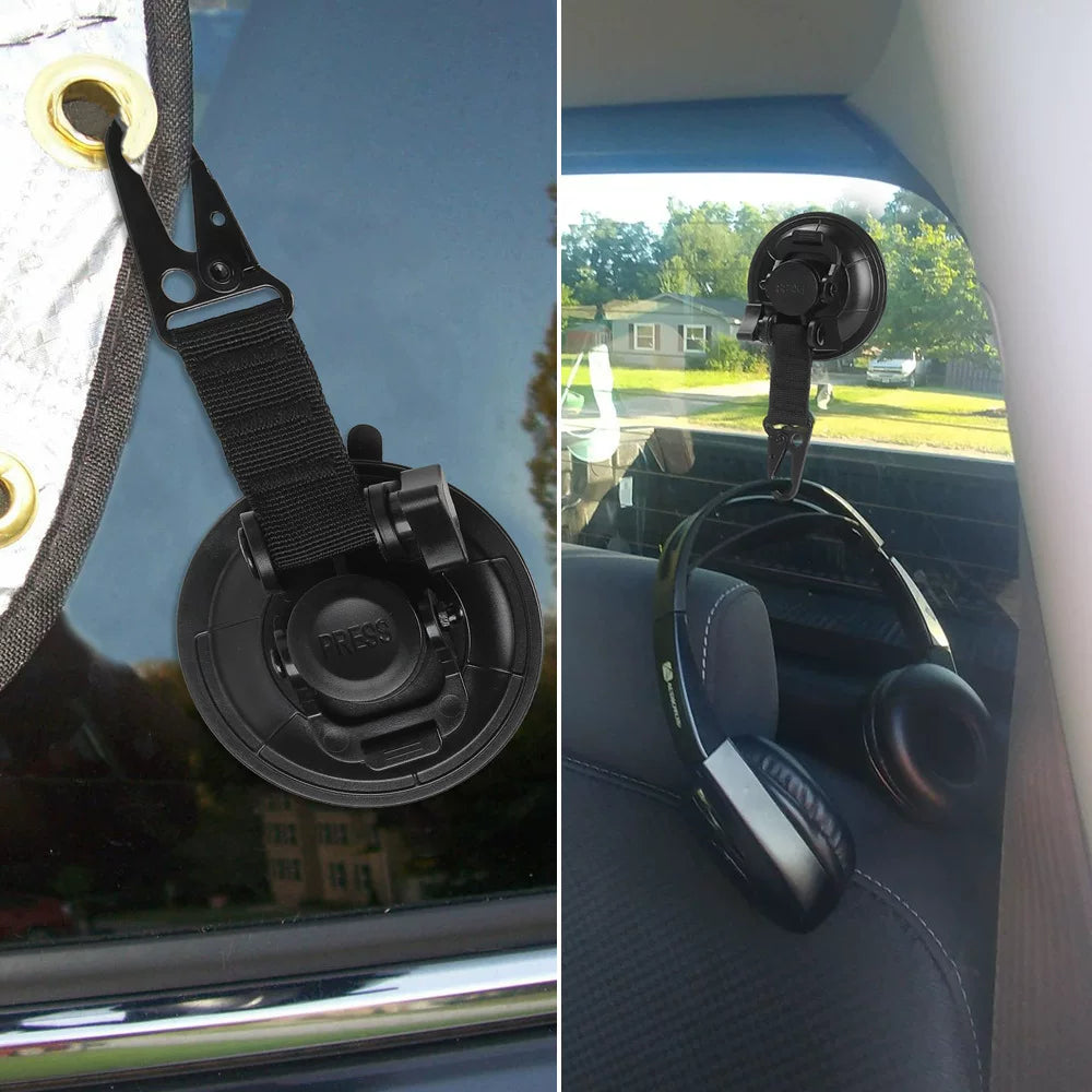 Outdoor eagle mouth suction cup hook camping canopy tent fixed pet car strap 9cm strong vacuum suction cup