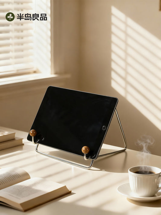Tablet stand, desktop, ipad mobile phone holder, kitchen chasing drama, ins style 2026 new ornament high-end support frame