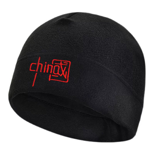 Chinese style hat autumn and winter warm windproof ear cover velvet hat hiking mountaineering cold hat