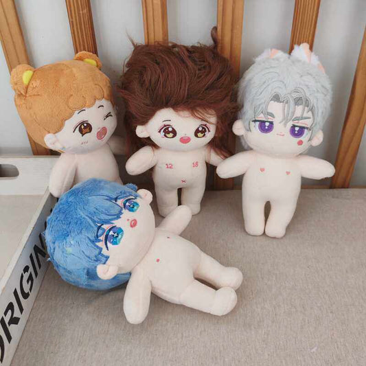 Tfboys Wang Junkai Cotton Doll 20cm Nude Doll Plush Cute Humanoid Baby Doll Give Girlfriends Gifts