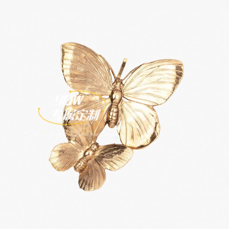 9QW European and American niche design, light butterfly clip, new side clip, bridesmaid, fairy accessories, hairpin headdress