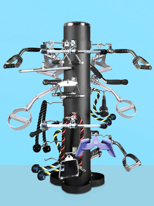 Gantry Accessories, Rack, Gym Equipment, Rope Pull, Back Barbell Bar, Grip, Rowing Bird, High Drop-Down Handle