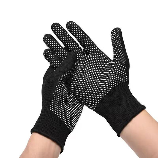 Encrypted spot plastic non-slip gloves wear-resistant and sunproof breathable thin gloves for work and packaging, soft and thin breathable maintenance, labor insurance