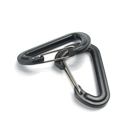 B28 Lightweight and Medium-sized Tactical Outdoor Carabiner Mountaineering Bag External Plastic Steel Quick Hook Keychain D-shaped Buckle