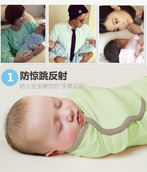 US single anti-shock baby wraps swaddling towels for newborns spring and summer thin baby swaddling sleeping bags spring and autumn