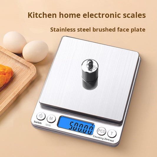 Tiansheng i2000 kitchen electronic scale, baking scale, 0.01g gram scale, stainless steel electronic scale, household small kitchen scale